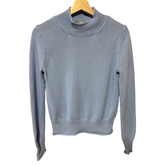 J. Crew Light Blue Turtleneck Sweater - Picture 4 of 6